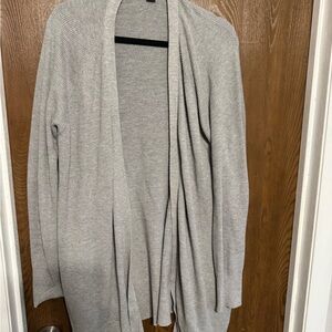 Eddie Bauer Heather Gray Knit Cardigan